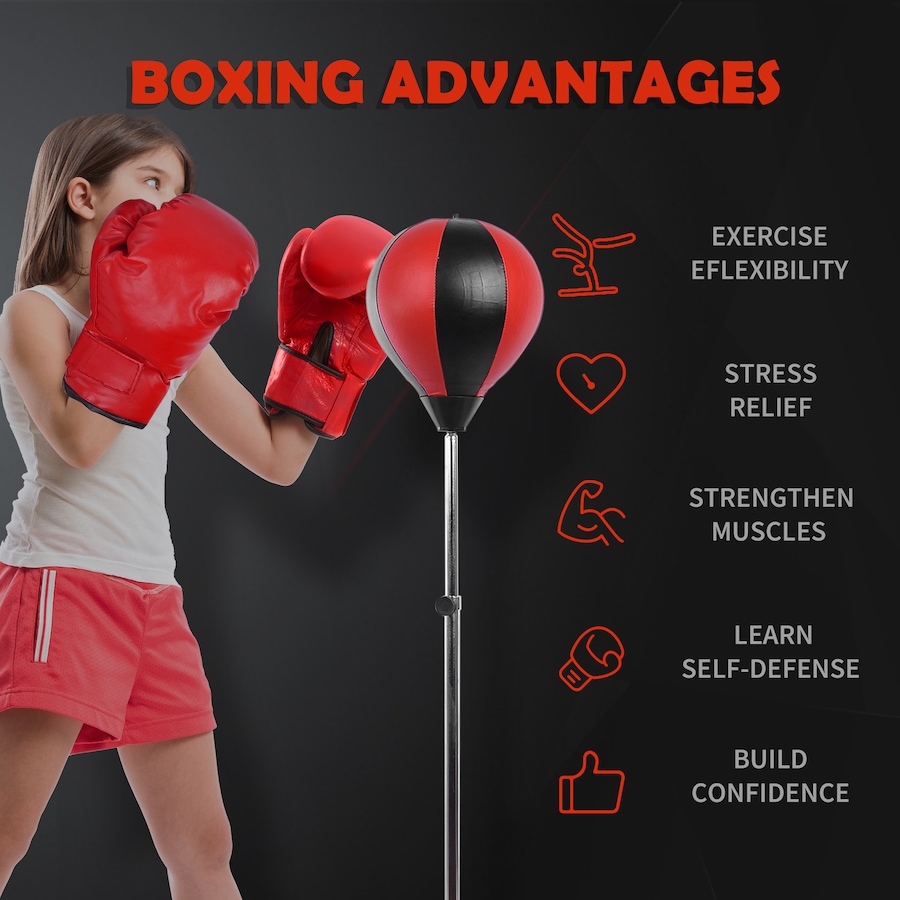 Image 964296_ALTMORE3.jpg, Product 964-296 / Price $48.99, Soozier Training Boxing Punching Ball Set with Gloves from Soozier on TSC.ca's Health & Fitness department
