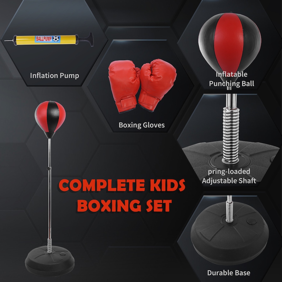 Image 964296_ALTMORE4.jpg, Product 964-296 / Price $48.99, Soozier Training Boxing Punching Ball Set with Gloves from Soozier on TSC.ca's Health & Fitness department
