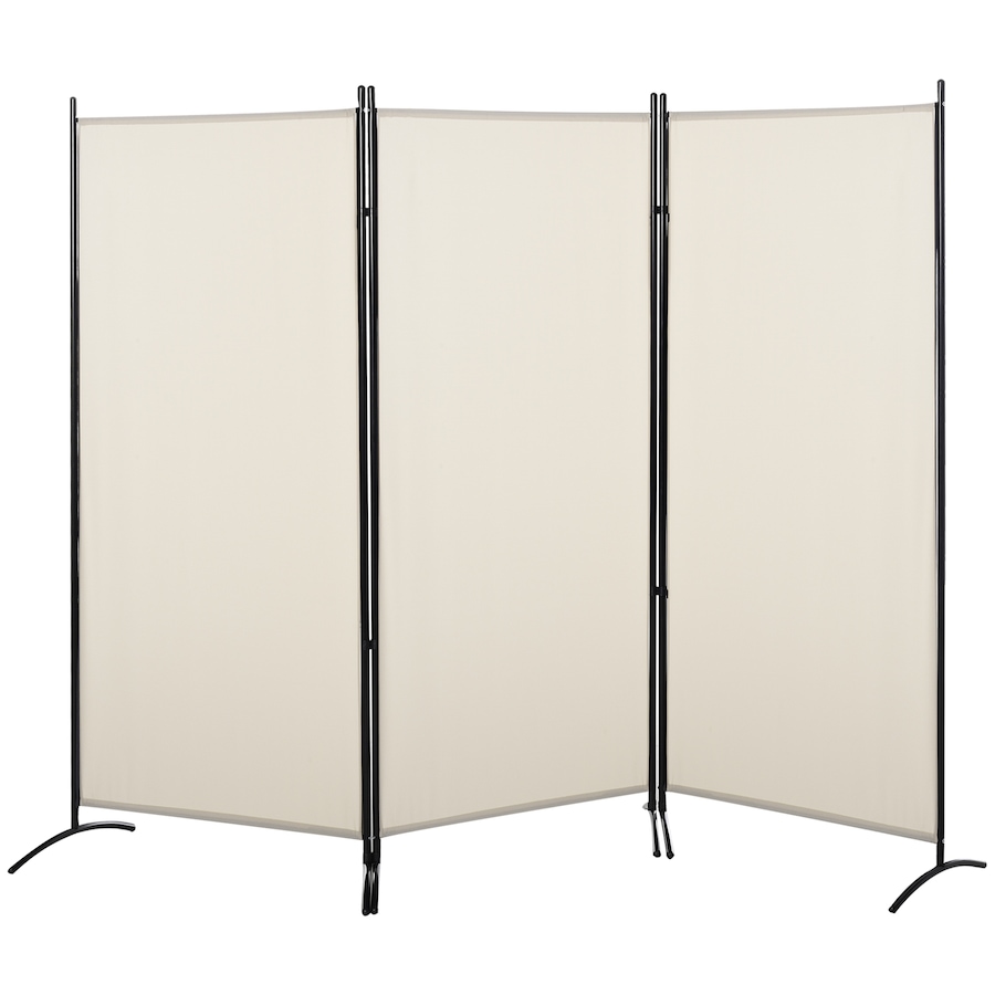 Image 964299.jpg, Product 964-299 / Price $80.99, HOMCOM 6' 3 Panel Room Divider, Double Hinged Privacy Screen, Beige from HOMCOM on TSC.ca's Home & Garden department
