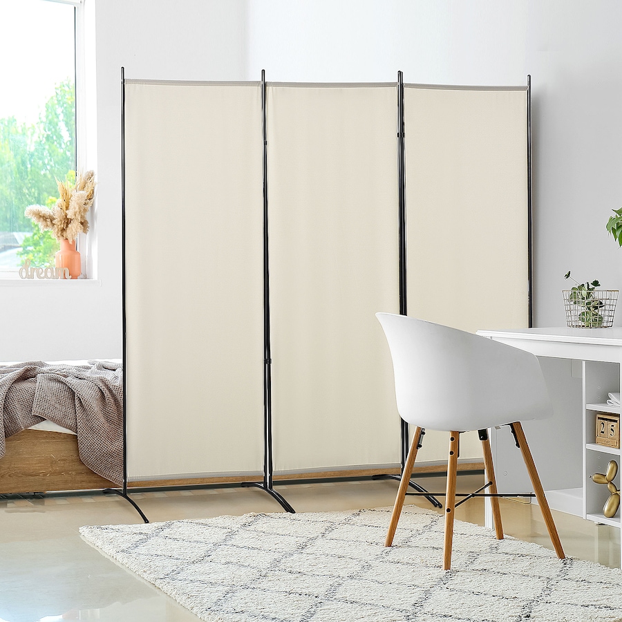 Image 964299_ALTMORE1.jpg, Product 964-299 / Price $80.99, HOMCOM 6' 3 Panel Room Divider, Double Hinged Privacy Screen, Beige from HOMCOM on TSC.ca's Home & Garden department