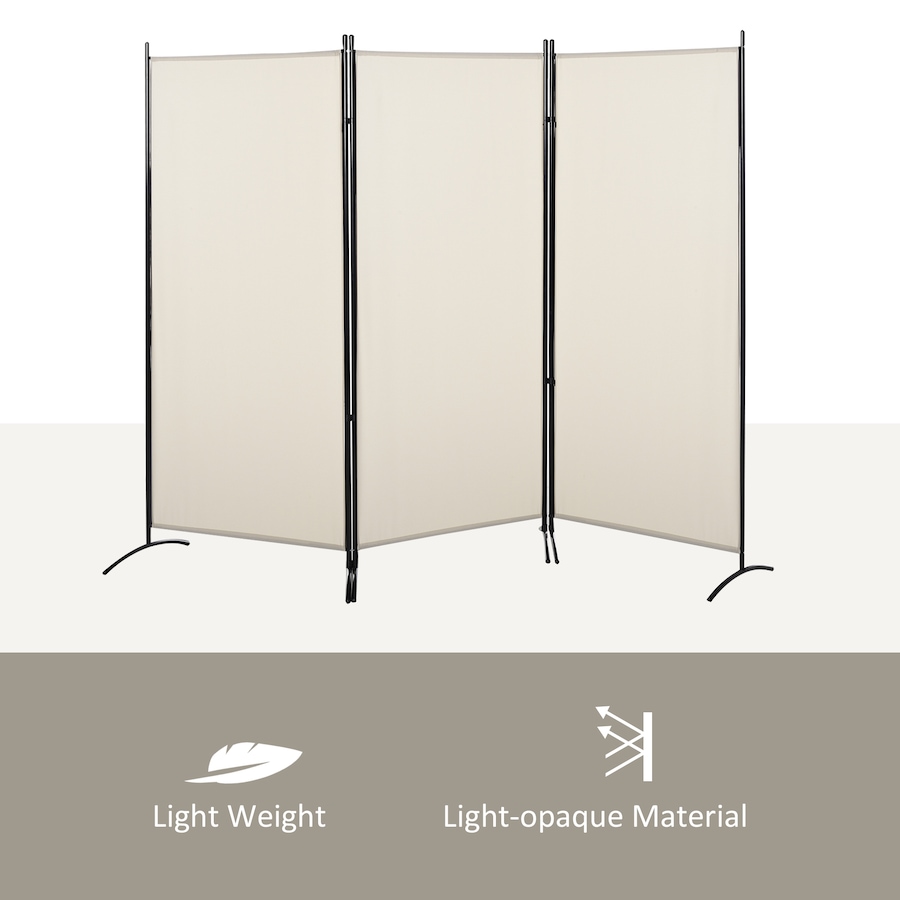 Image 964299_ALTMORE7.jpg, Product 964-299 / Price $80.99, HOMCOM 6' 3 Panel Room Divider, Double Hinged Privacy Screen, Beige from HOMCOM on TSC.ca's Home & Garden department