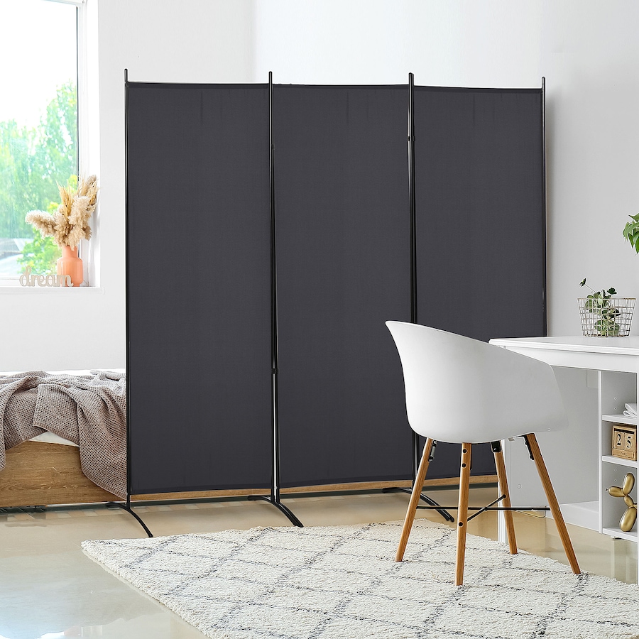 Image 964301_ALTMORE1.jpg, Product 964-301 / Price $84.91, HOMCOM 6' 3 Panel Room Divider, Double Hinged Privacy Screen, Grey from HOMCOM on TSC.ca's Home & Garden department