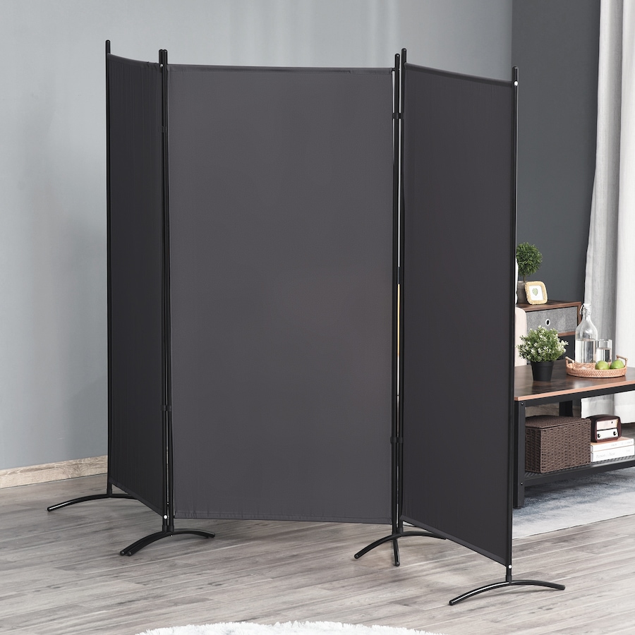 Image 964301_ALTMORE8.jpg, Product 964-301 / Price $84.91, HOMCOM 6' 3 Panel Room Divider, Double Hinged Privacy Screen, Grey from HOMCOM on TSC.ca's Home & Garden department