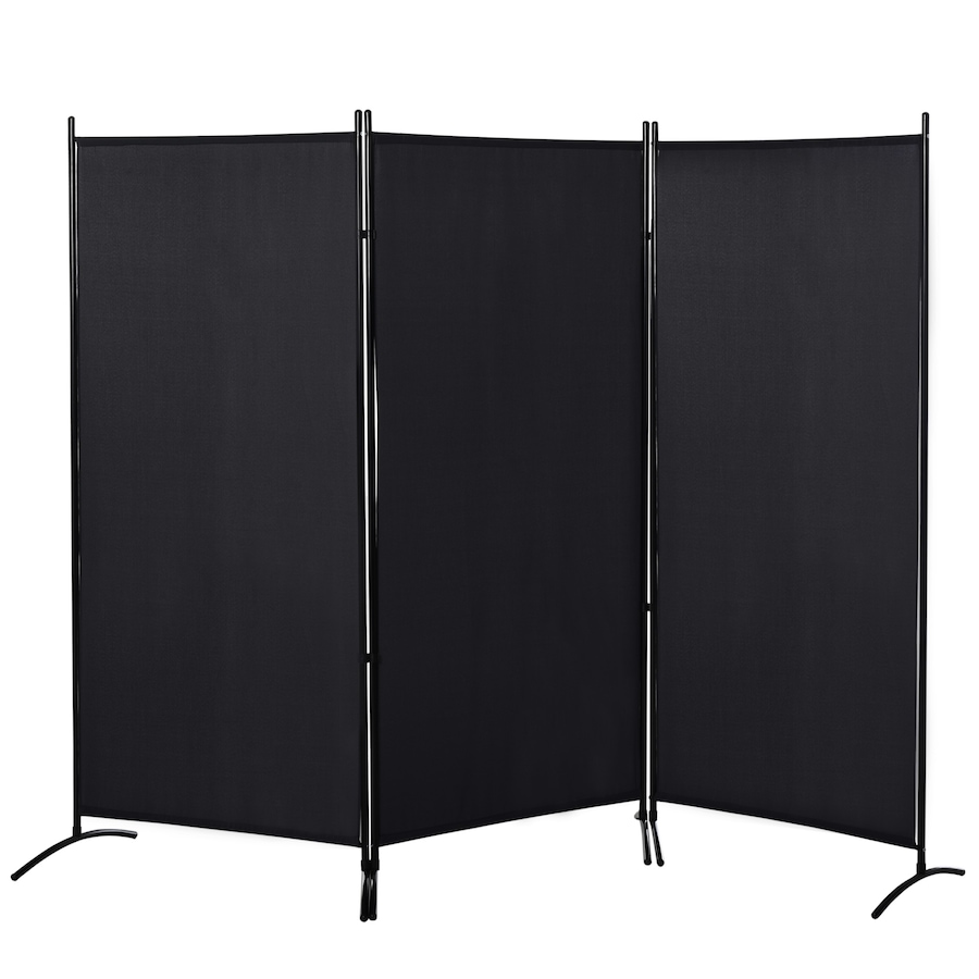 Image 964306.jpg, Product 964-306 / Price $84.99, HOMCOM 6' 3 Panel Room Divider, Double Hinged Privacy Screen, Black from HOMCOM on TSC.ca's Home & Garden department