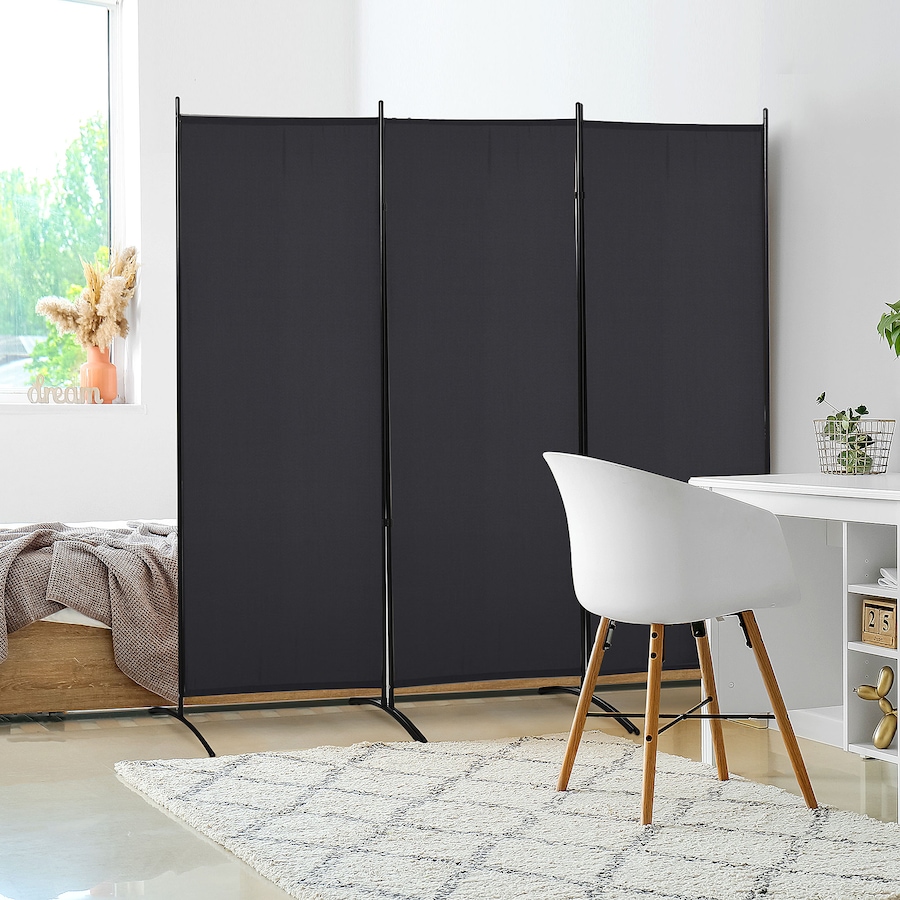 Image 964306_ALTMORE1.jpg, Product 964-306 / Price $84.99, HOMCOM 6' 3 Panel Room Divider, Double Hinged Privacy Screen, Black from HOMCOM on TSC.ca's Home & Garden department