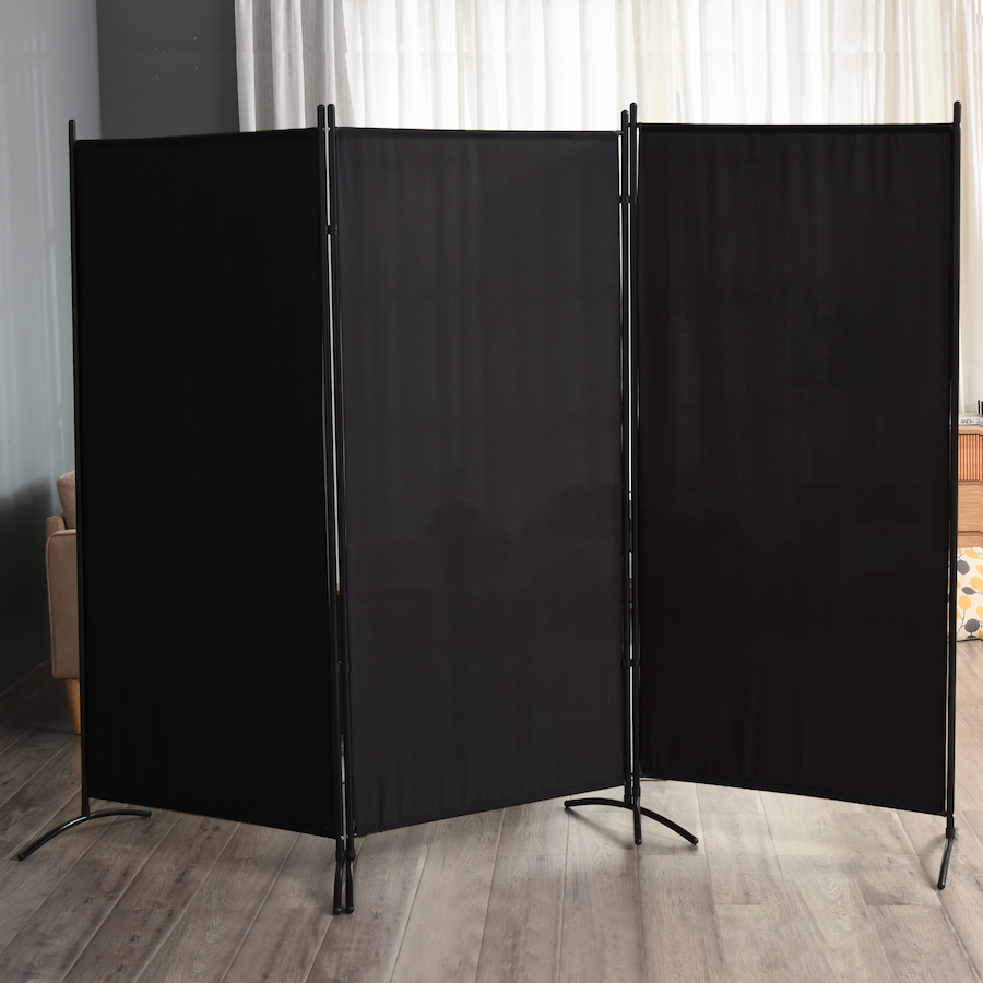 Image 964306_ALTMORE8.jpg, Product 964-306 / Price $84.99, HOMCOM 6' 3 Panel Room Divider, Double Hinged Privacy Screen, Black from HOMCOM on TSC.ca's Home & Garden department