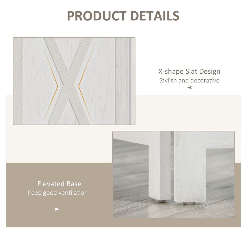 Image 964307_ALTMORE5.jpg, Product 964-307 / Price $162.99, HOMCOM 4-Panel Privacy Screen with Foldable Design Wood Frame White 5.6FT from HOMCOM on TSC.ca's Home & Garden department