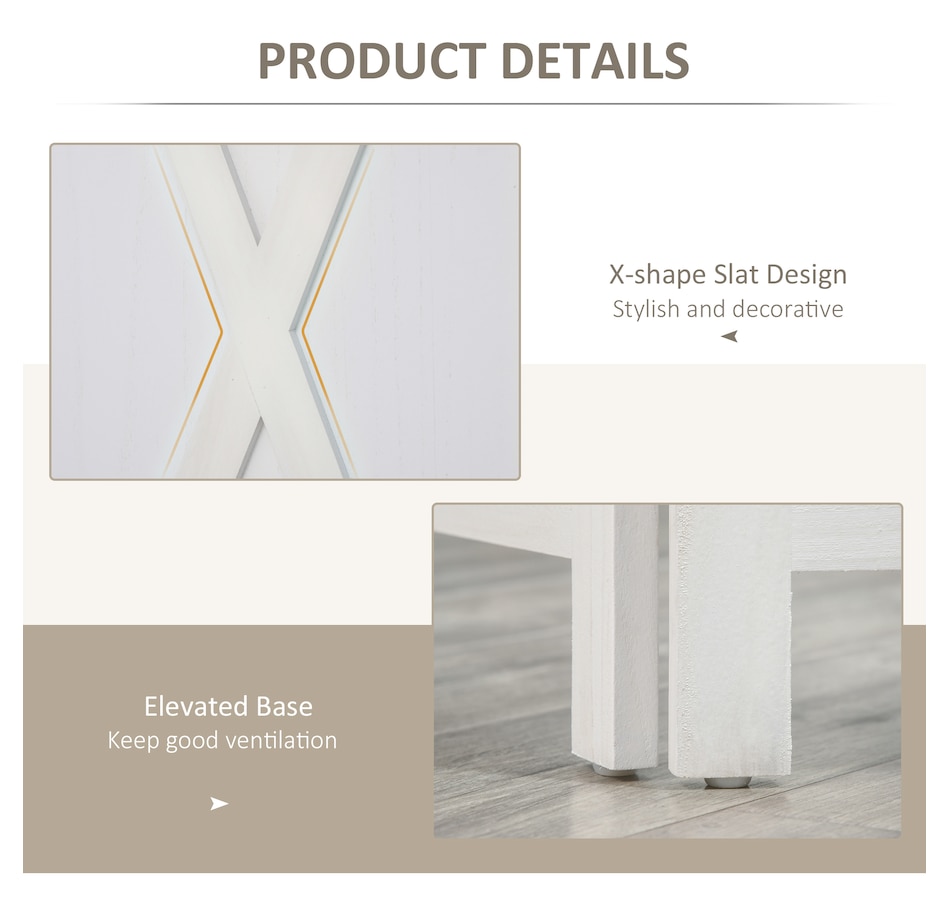 Image 964309_ALTMORE5.jpg, Product 964-309 / Price $137.99, HOMCOM 3-Panel Privacy Screen with Foldable Design Wood Frame White 5.6FT from HOMCOM on TSC.ca's Home & Garden department