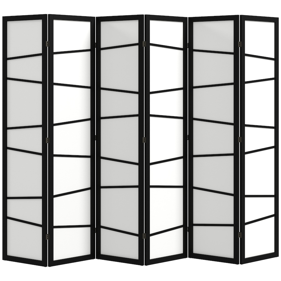 Image 964313.jpg, Product 964-313 / Price $109.99 - $159.99, HOMCOM Folding Room Divider, Privacy Screen for Home Office, White from HOMCOM on TSC.ca's Home & Garden department