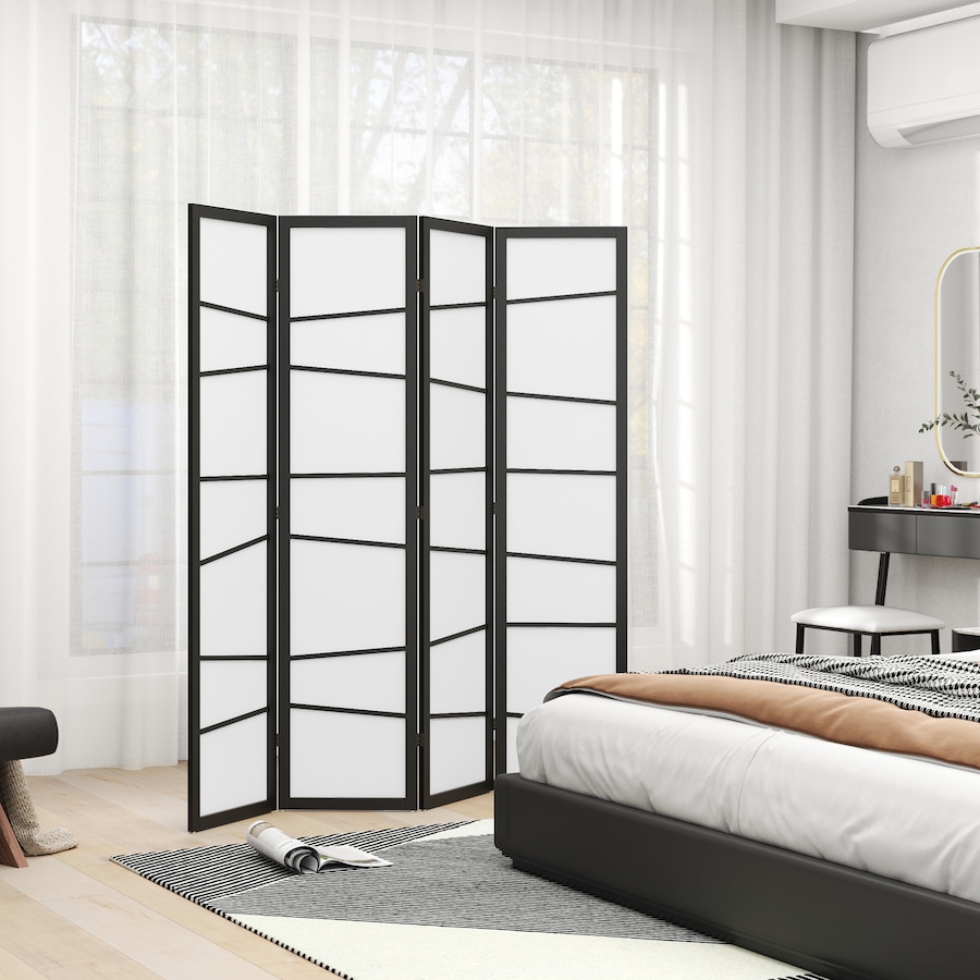 Image 964313_ALTMORE1.jpg, Product 964-313 / Price $109.99 - $159.99, HOMCOM Folding Room Divider, Privacy Screen for Home Office, White from HOMCOM on TSC.ca's Home & Garden department