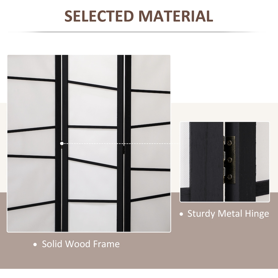 Image 964313_ALTMORE12.jpg, Product 964-313 / Price $109.99 - $159.99, HOMCOM Folding Room Divider, Privacy Screen for Home Office, White from HOMCOM on TSC.ca's Home & Garden department