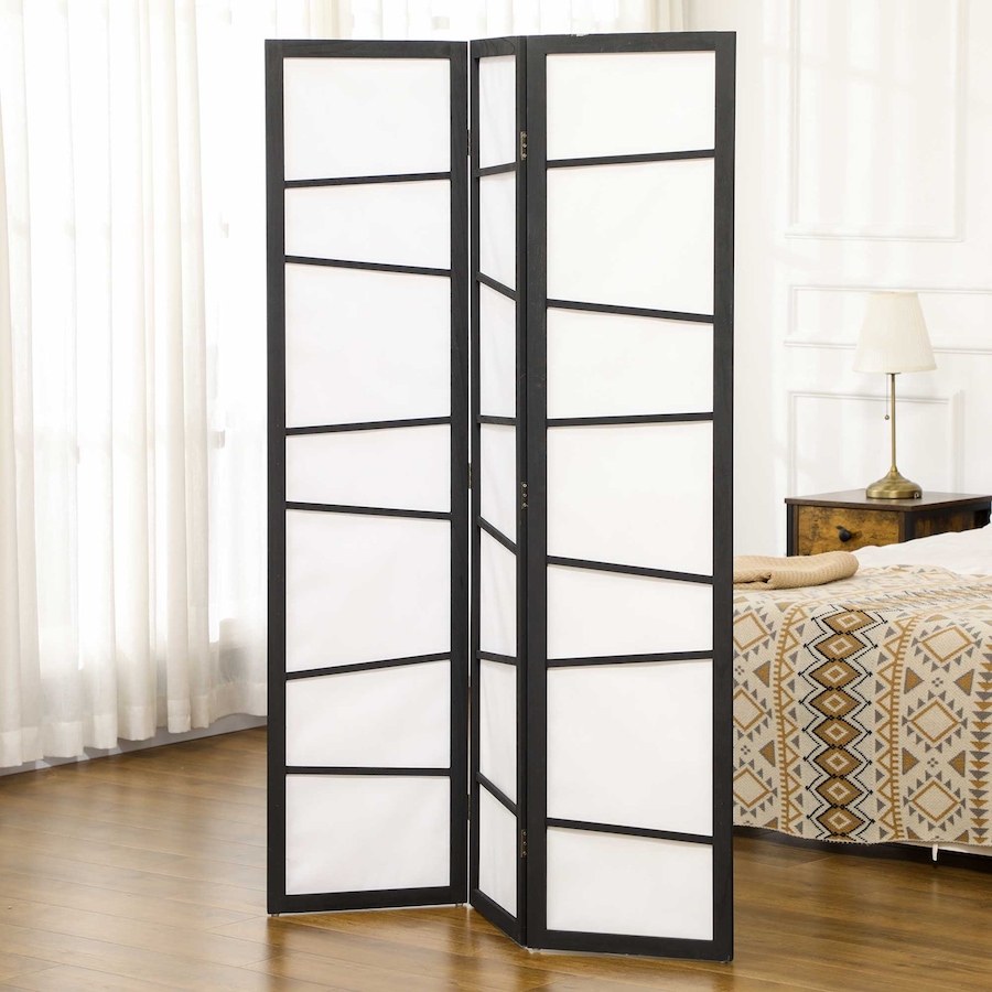 Image 964313_ALTMORE14.jpg, Product 964-313 / Price $109.99 - $159.99, HOMCOM Folding Room Divider, Privacy Screen for Home Office, White from HOMCOM on TSC.ca's Home & Garden department