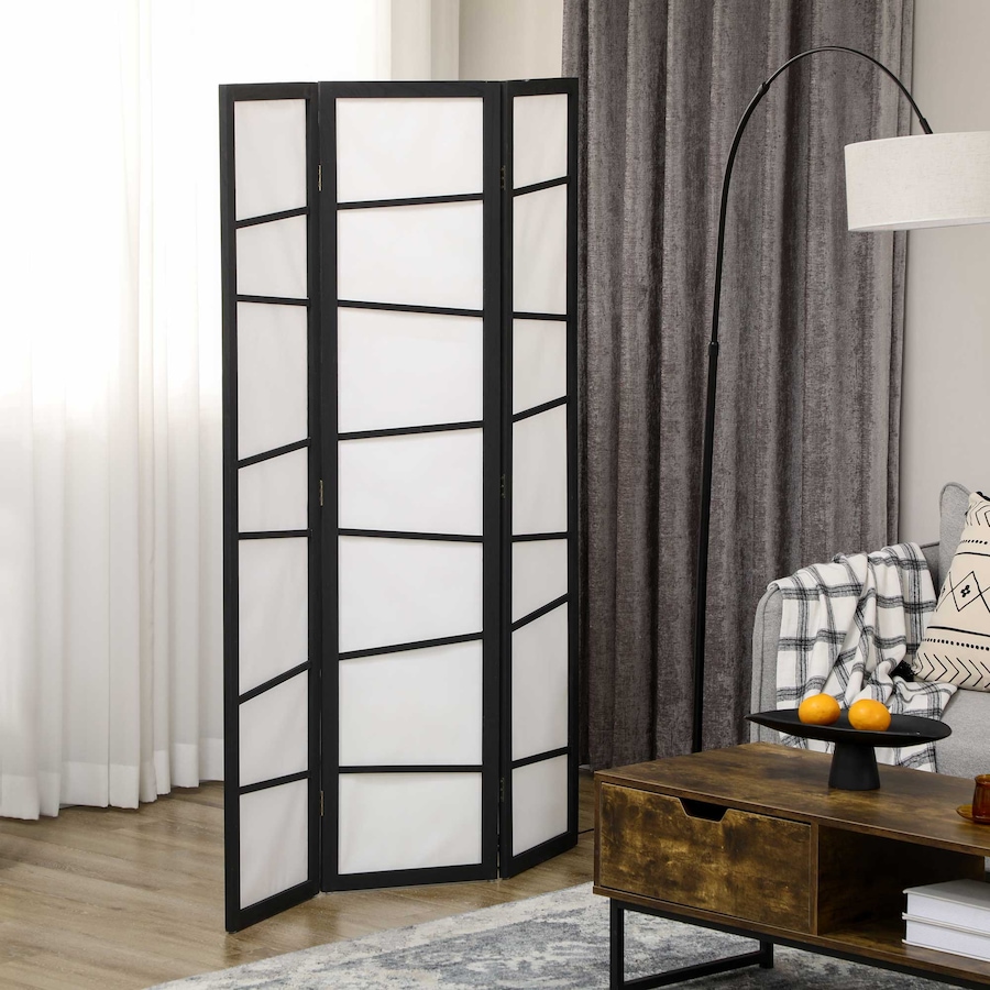 Image 964313_ALTMORE15.jpg, Product 964-313 / Price $109.99 - $159.99, HOMCOM Folding Room Divider, Privacy Screen for Home Office, White from HOMCOM on TSC.ca's Home & Garden department
