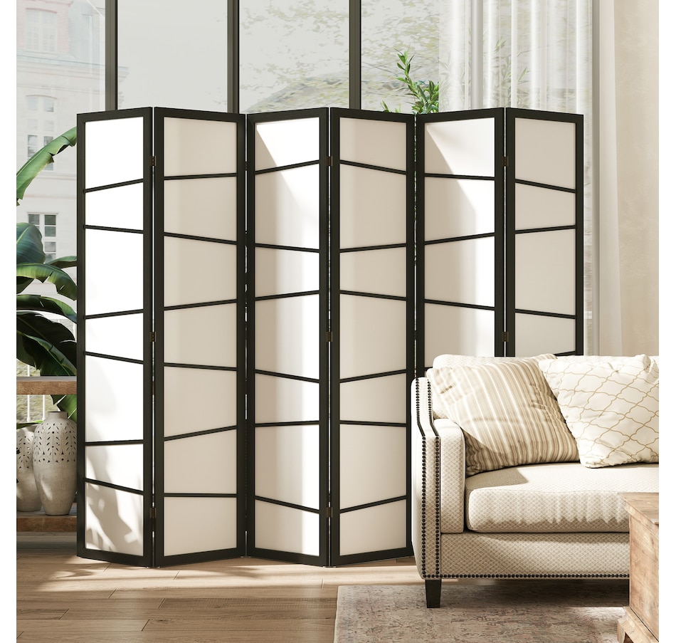 Image 964313_ALTMORE18.jpg, Product 964-313 / Price $99.99 - $162.99, HOMCOM Folding Room Divider, Privacy Screen for Home Office, White from HOMCOM on TSC.ca's Home & Garden department
