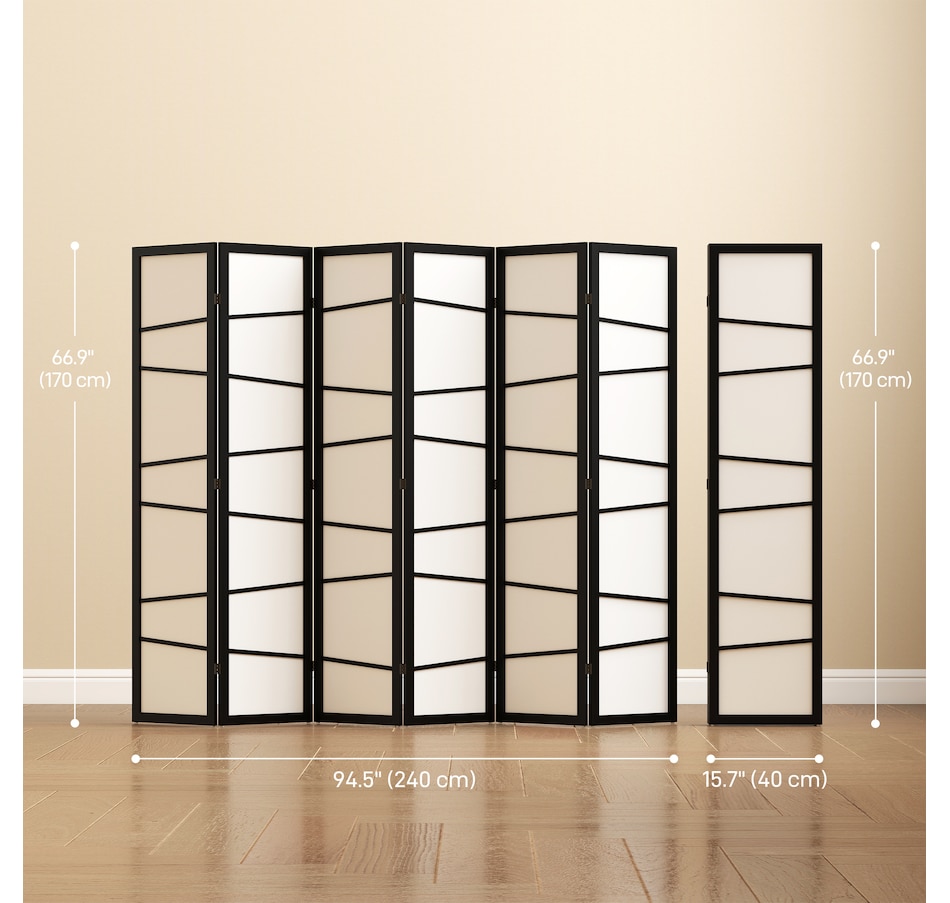 Image 964313_ALTMORE19.jpg, Product 964-313 / Price $99.99 - $162.99, HOMCOM Folding Room Divider, Privacy Screen for Home Office, White from HOMCOM on TSC.ca's Home & Garden department