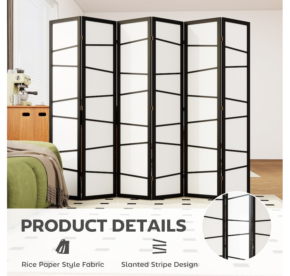 Image 964313_ALTMORE20.jpg, Product 964-313 / Price $99.99 - $162.99, HOMCOM Folding Room Divider, Privacy Screen for Home Office, White from HOMCOM on TSC.ca's Home & Garden department