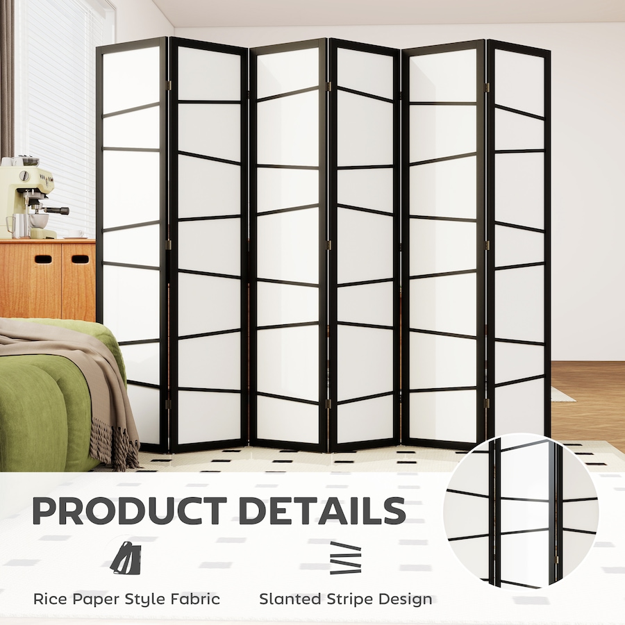 Image 964313_ALTMORE20.jpg, Product 964-313 / Price $109.99 - $159.99, HOMCOM Folding Room Divider, Privacy Screen for Home Office, White from HOMCOM on TSC.ca's Home & Garden department