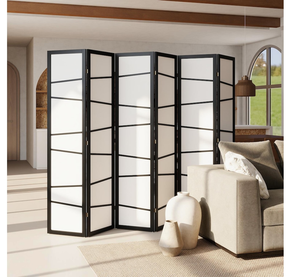Image 964313_ALTMORE25.jpg, Product 964-313 / Price $99.99 - $162.99, HOMCOM Folding Room Divider, Privacy Screen for Home Office, White from HOMCOM on TSC.ca's Home & Garden department