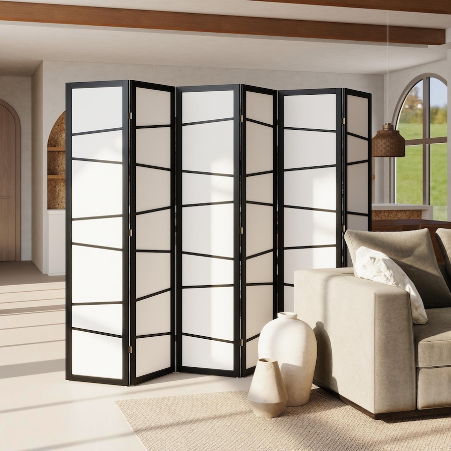Image 964313_ALTMORE25.jpg, Product 964-313 / Price $109.99 - $159.99, HOMCOM Folding Room Divider, Privacy Screen for Home Office, White from HOMCOM on TSC.ca's Home & Garden department