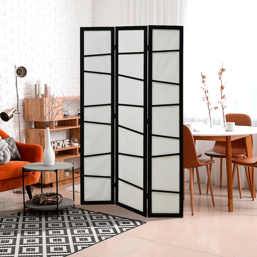 Image 964313_ALTMORE9.jpg, Product 964-313 / Price $109.99 - $159.99, HOMCOM Folding Room Divider, Privacy Screen for Home Office, White from HOMCOM on TSC.ca's Home & Garden department
