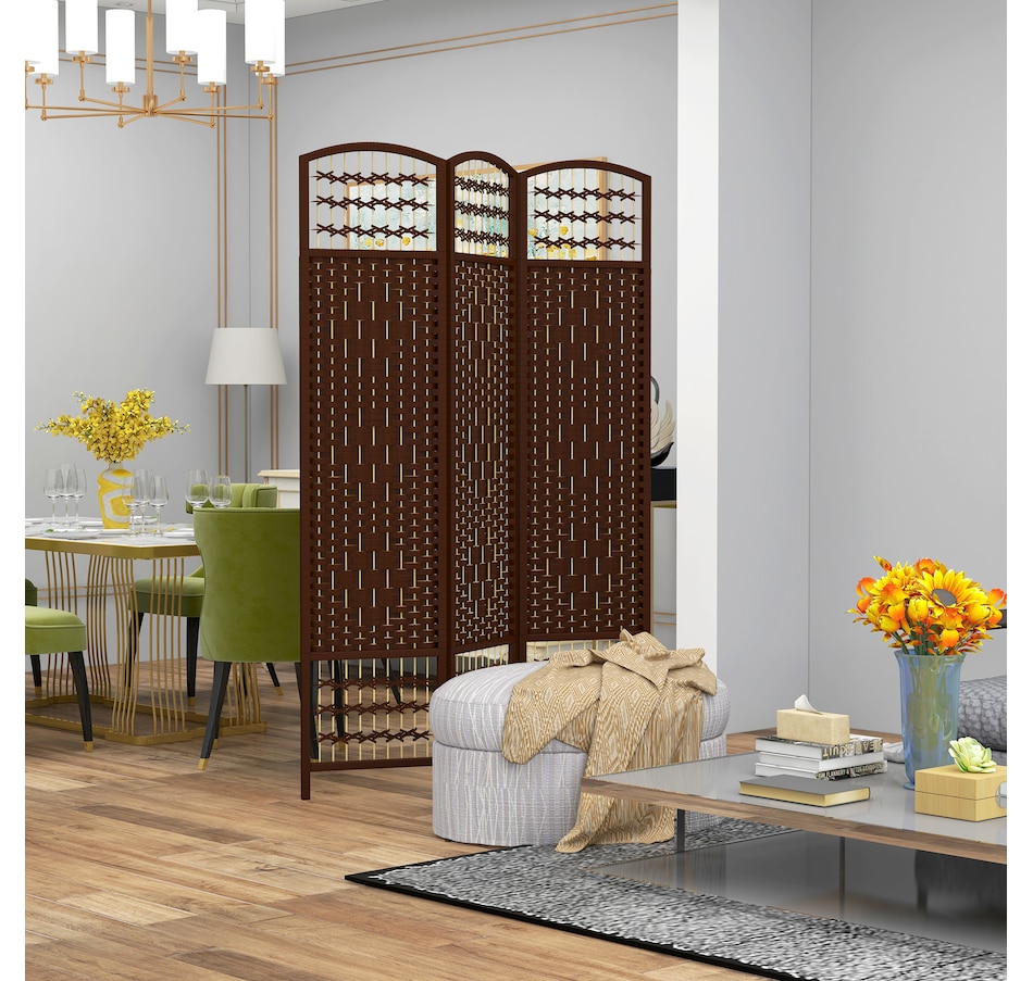 Image 964314_ALTMORE1.jpg, Product 964-314 / Price $72.99 - $79.99, HOMCOM 5.6ft Folding Room Divider, Freestanding Privacy Screen for Bedroom from HOMCOM on TSC.ca's Home & Garden department