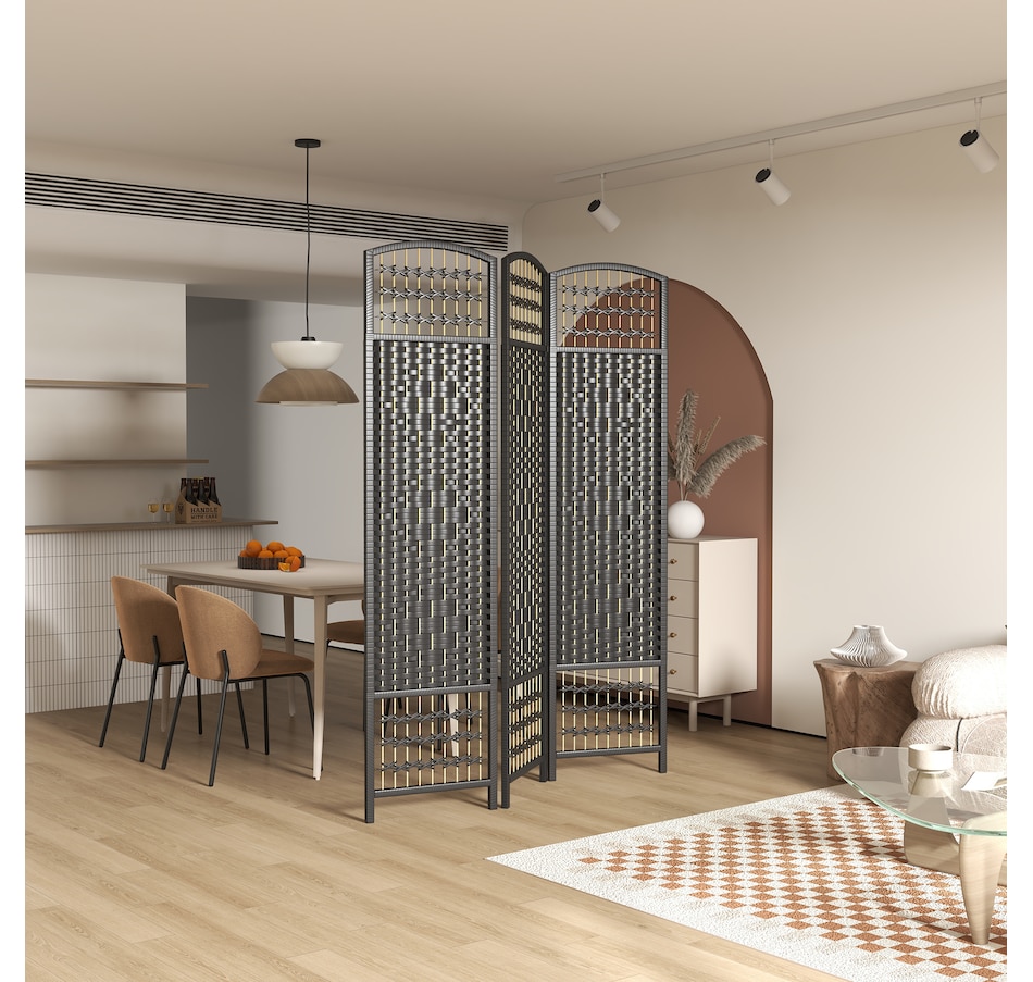 Image 964314_ALTMORE15.jpg, Product 964-314 / Price $72.99 - $79.99, HOMCOM 5.6ft Folding Room Divider, Freestanding Privacy Screen for Bedroom from HOMCOM on TSC.ca's Home & Garden department