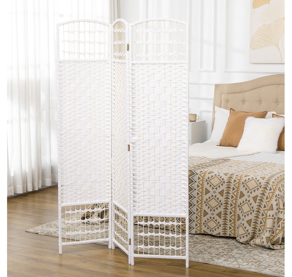 Image 964314_ALTMORE17.jpg, Product 964-314 / Price $72.99 - $79.99, HOMCOM 5.6ft Folding Room Divider, Freestanding Privacy Screen for Bedroom from HOMCOM on TSC.ca's Home & Garden department