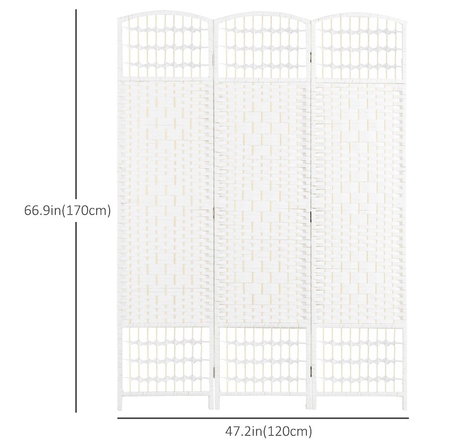 Image 964314_ALTMORE18.jpg, Product 964-314 / Price $72.99 - $79.99, HOMCOM 5.6ft Folding Room Divider, Freestanding Privacy Screen for Bedroom from HOMCOM on TSC.ca's Home & Garden department
