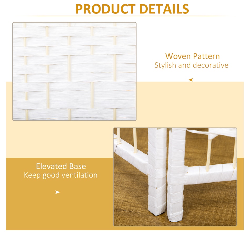 Image 964314_ALTMORE21.jpg, Product 964-314 / Price $72.99 - $79.99, HOMCOM 5.6ft Folding Room Divider, Freestanding Privacy Screen for Bedroom from HOMCOM on TSC.ca's Home & Garden department