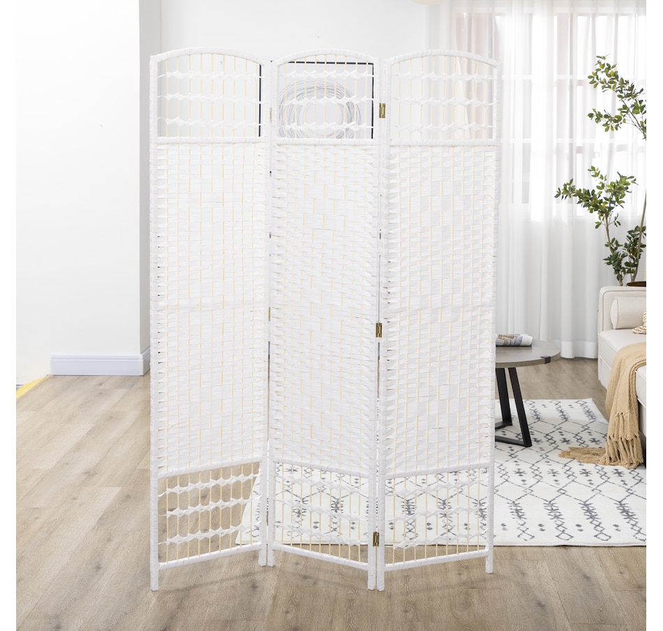 Image 964314_ALTMORE22.jpg, Product 964-314 / Price $72.99 - $79.99, HOMCOM 5.6ft Folding Room Divider, Freestanding Privacy Screen for Bedroom from HOMCOM on TSC.ca's Home & Garden department