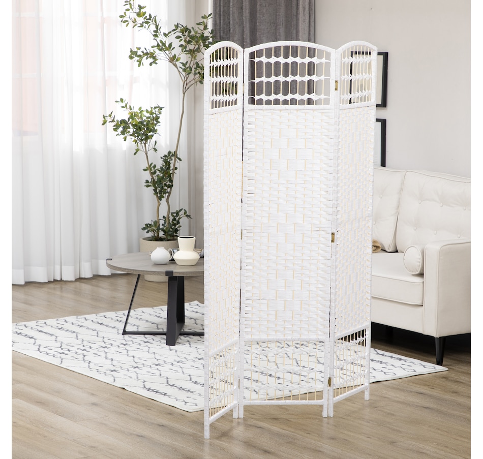 Image 964314_ALTMORE23.jpg, Product 964-314 / Price $72.99 - $79.99, HOMCOM 5.6ft Folding Room Divider, Freestanding Privacy Screen for Bedroom from HOMCOM on TSC.ca's Home & Garden department