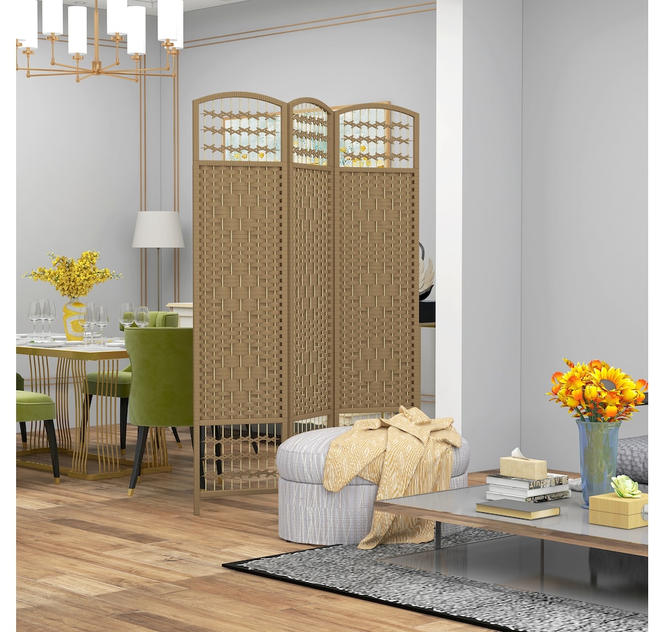 Image 964314_ALTMORE25.jpg, Product 964-314 / Price $72.99 - $79.99, HOMCOM 5.6ft Folding Room Divider, Freestanding Privacy Screen for Bedroom from HOMCOM on TSC.ca's Home & Garden department