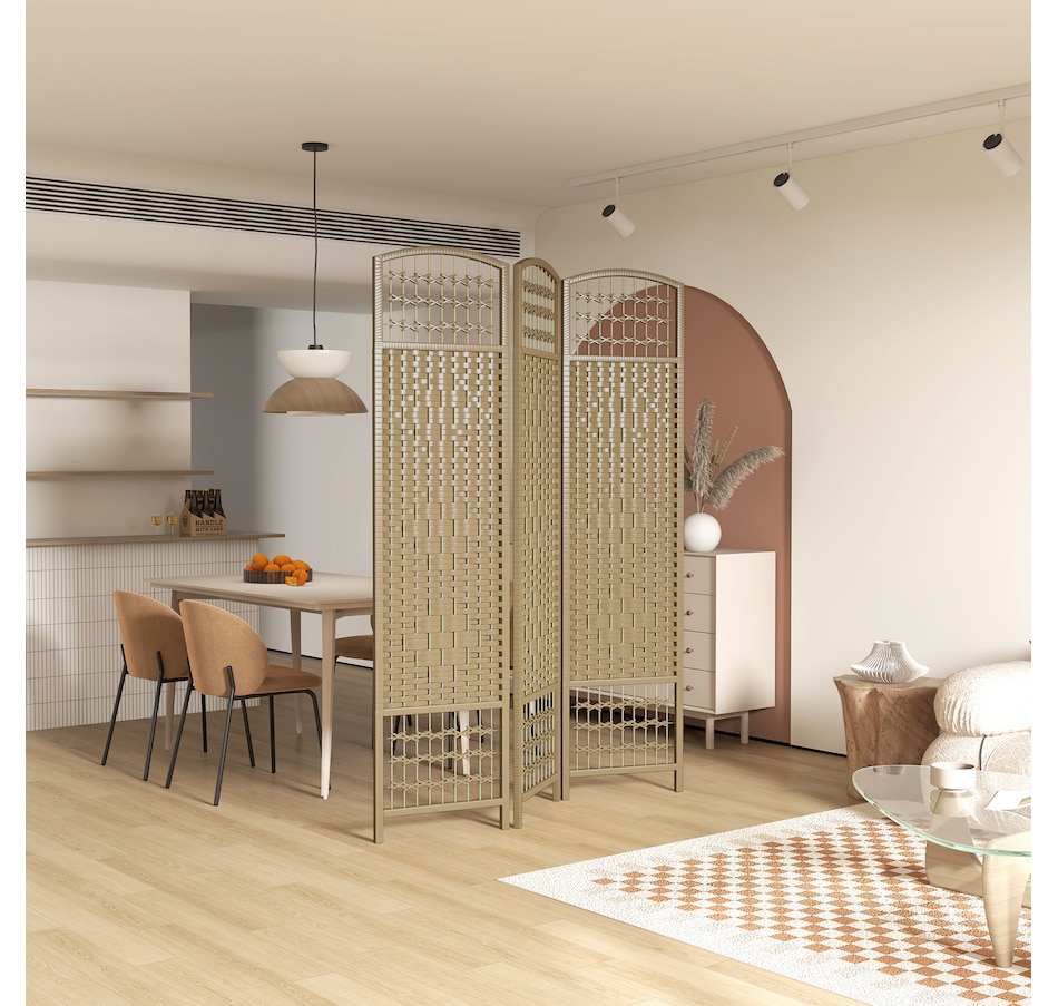 Image 964314_ALTMORE31.jpg, Product 964-314 / Price $72.99 - $79.99, HOMCOM 5.6ft Folding Room Divider, Freestanding Privacy Screen for Bedroom from HOMCOM on TSC.ca's Home & Garden department