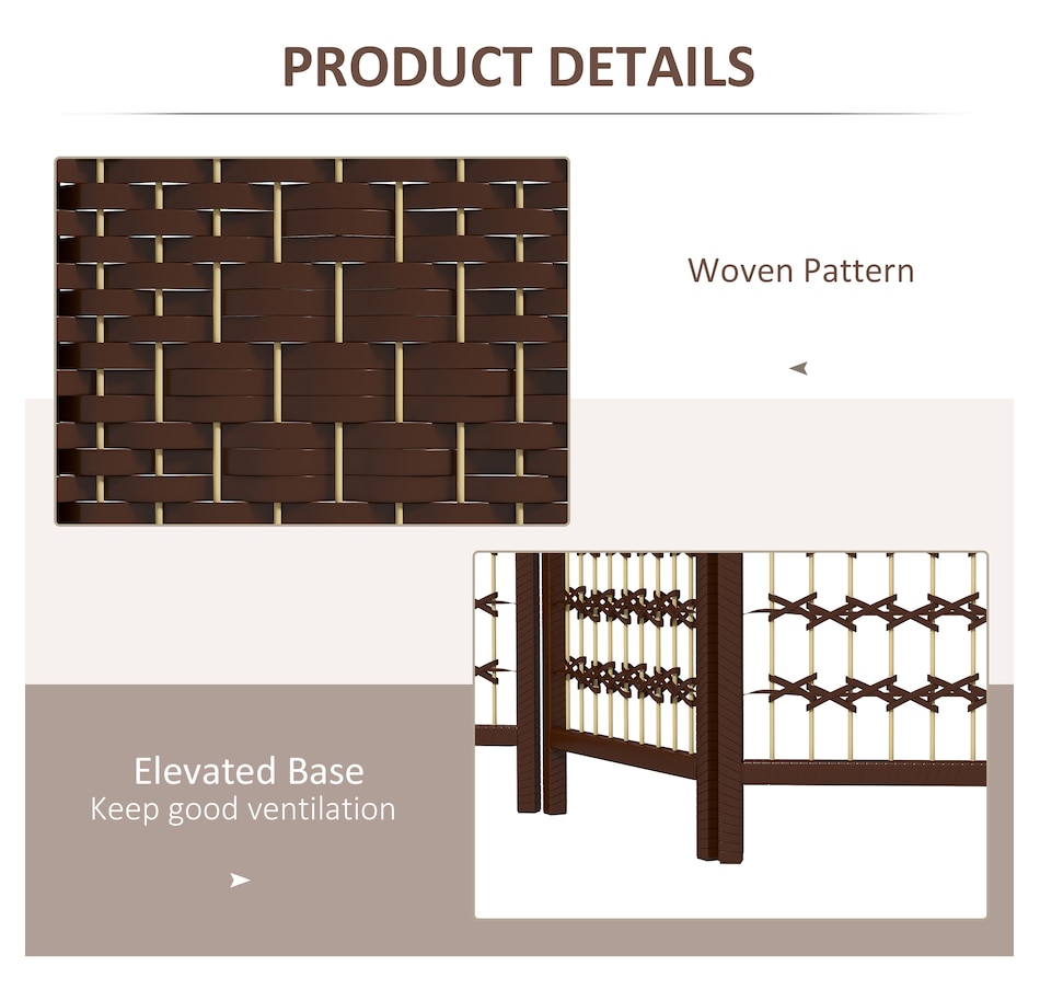 Image 964314_ALTMORE5.jpg, Product 964-314 / Price $72.99 - $79.99, HOMCOM 5.6ft Folding Room Divider, Freestanding Privacy Screen for Bedroom from HOMCOM on TSC.ca's Home & Garden department