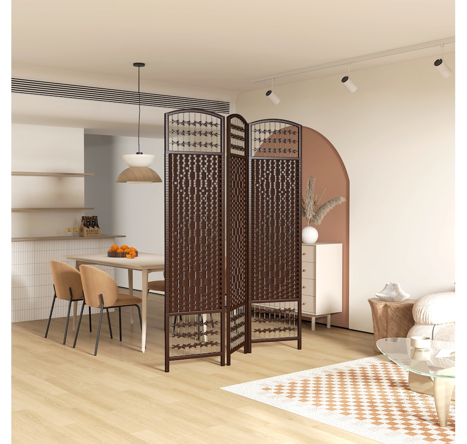 Image 964314_ALTMORE7.jpg, Product 964-314 / Price $72.99 - $79.99, HOMCOM 5.6ft Folding Room Divider, Freestanding Privacy Screen for Bedroom from HOMCOM on TSC.ca's Home & Garden department