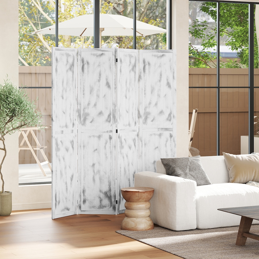 Image 964317_ALTMORE1.jpg, Product 964-317 / Price $119.99, HOMCOM 5.5' 4 Panel Room Divider Folding Privacy Screen Panels from HOMCOM on TSC.ca's Home & Garden department