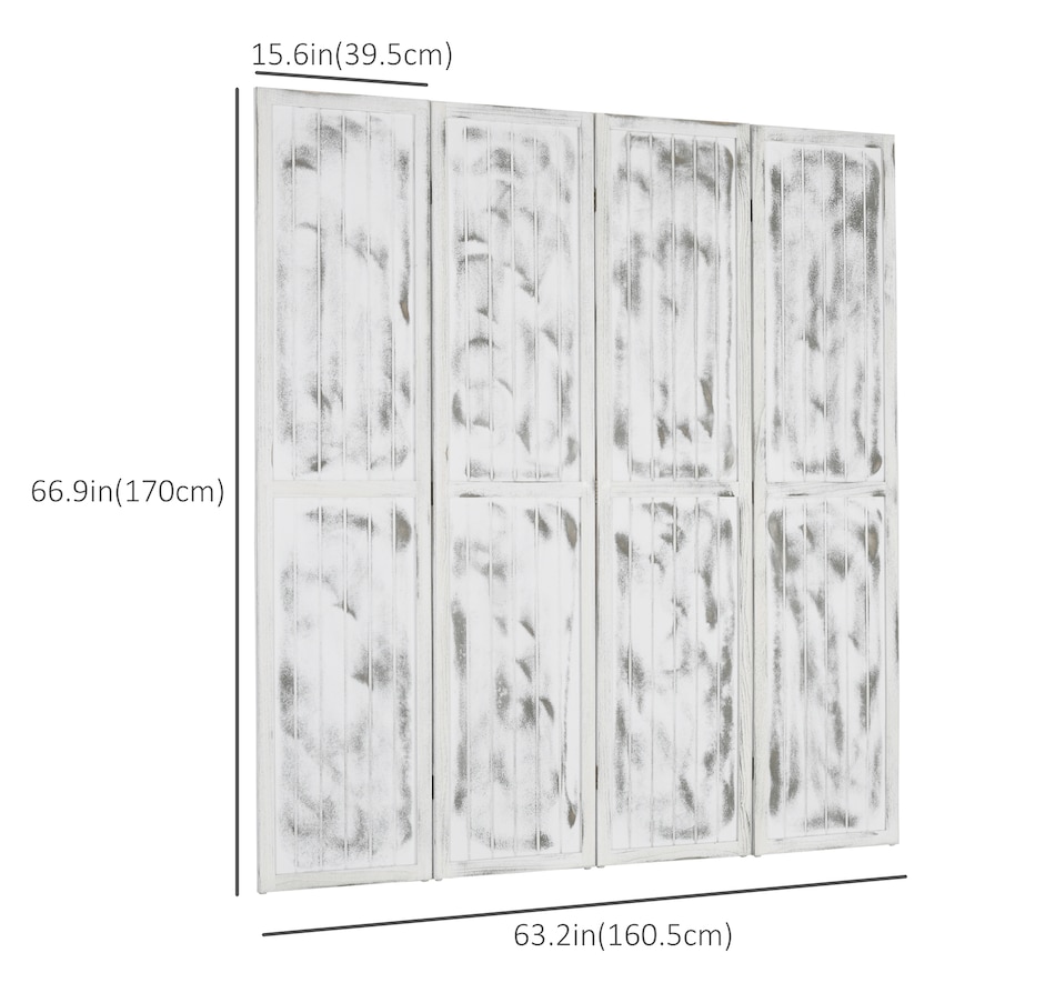 Image 964317_ALTMORE2.jpg, Product 964-317 / Price $89.99 - $129.99, HOMCOM 5.5' 4 Panel Room Divider Folding Privacy Screen Panels from HOMCOM on TSC.ca's Home & Garden department