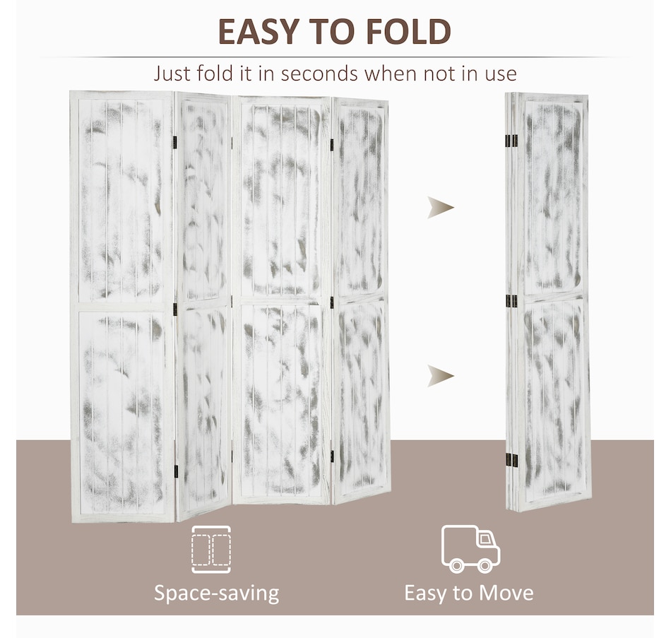 Image 964317_ALTMORE3.jpg, Product 964-317 / Price $89.99 - $129.99, HOMCOM 5.5' 4 Panel Room Divider Folding Privacy Screen Panels from HOMCOM on TSC.ca's Home & Garden department