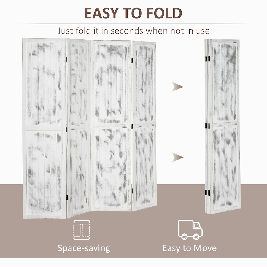 Image 964317_ALTMORE3.jpg, Product 964-317 / Price $119.99, HOMCOM 5.5' 4 Panel Room Divider Folding Privacy Screen Panels from HOMCOM on TSC.ca's Home & Garden department