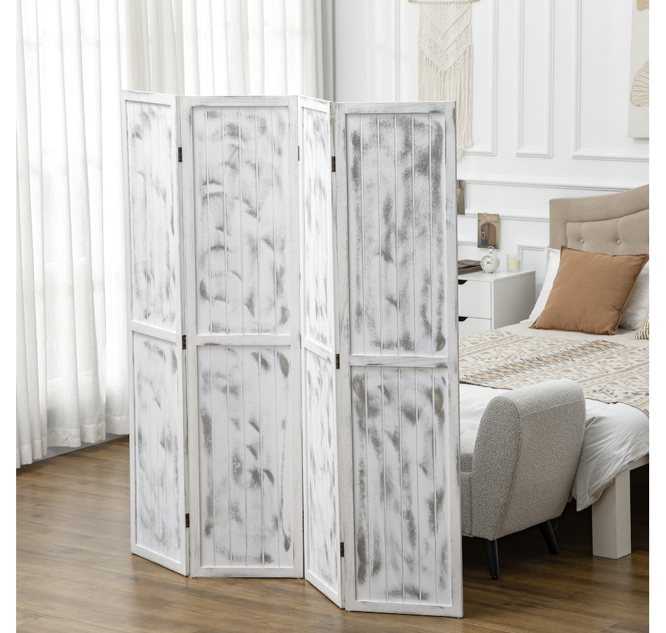 Image 964317_ALTMORE8.jpg, Product 964-317 / Price $89.99 - $129.99, HOMCOM 5.5' 4 Panel Room Divider Folding Privacy Screen Panels from HOMCOM on TSC.ca's Home & Garden department