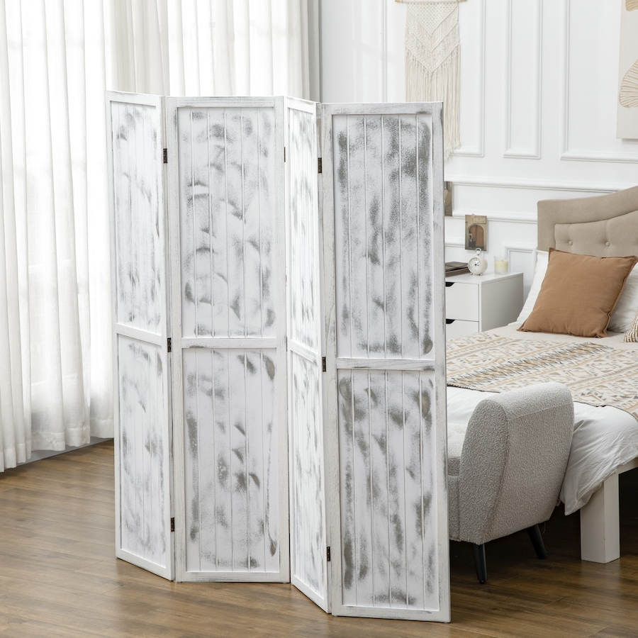 Image 964317_ALTMORE8.jpg, Product 964-317 / Price $119.99, HOMCOM 5.5' 4 Panel Room Divider Folding Privacy Screen Panels from HOMCOM on TSC.ca's Home & Garden department