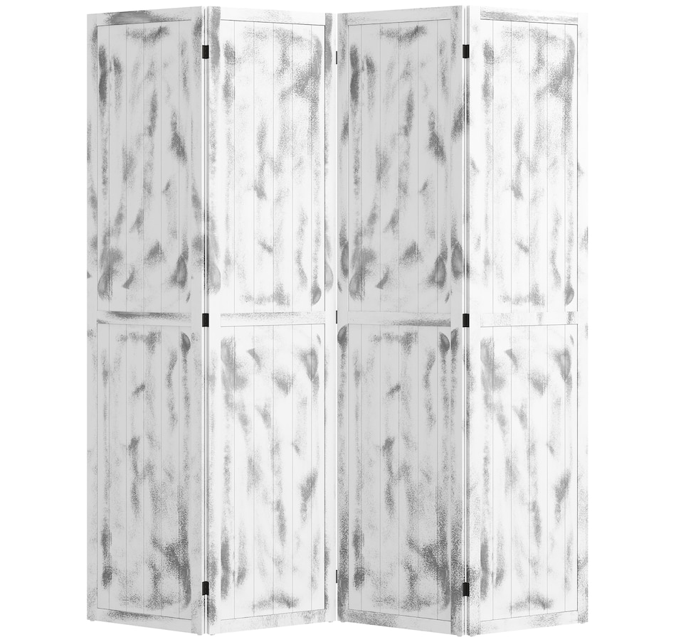 Image 964317_ST01.jpg, Product 964-317 / Price $89.99 - $129.99, HOMCOM 5.5' 4 Panel Room Divider Folding Privacy Screen Panels from HOMCOM on TSC.ca's Home & Garden department