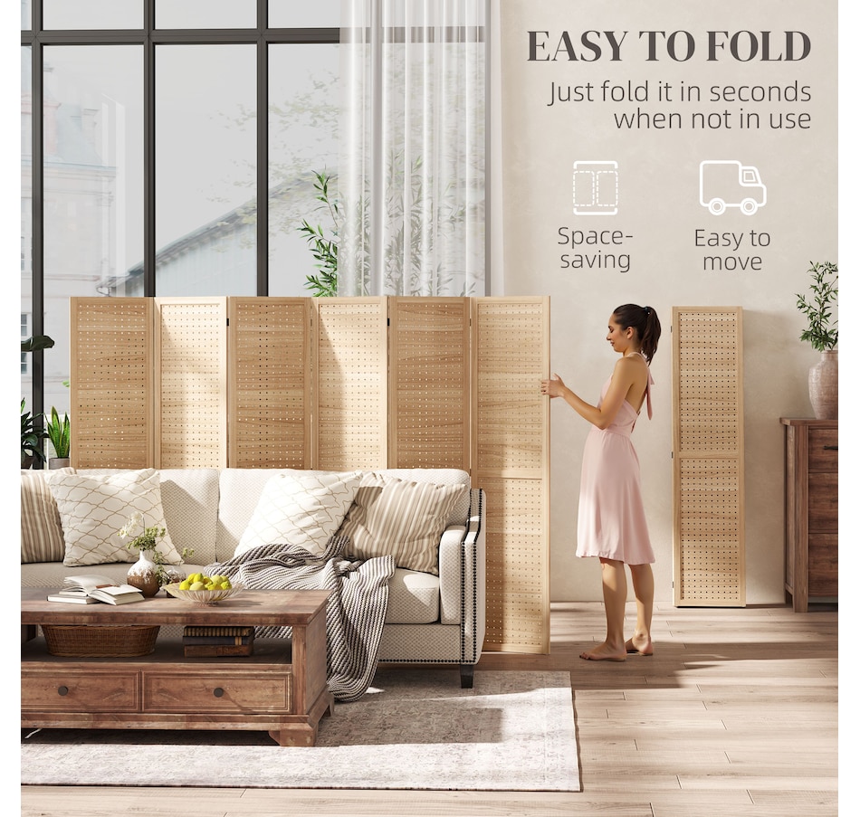 Image 964321_ALTMORE11.jpg, Product 964-321 / Price $159.99 - $204.99, HOMCOM Folding Room Divider Privacy Screen Indoor Home Decoration from HOMCOM on TSC.ca's Home & Garden department