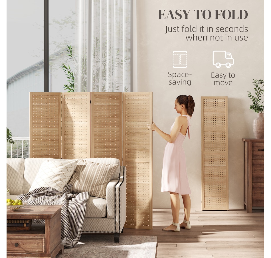 Image 964321_ALTMORE3.jpg, Product 964-321 / Price $159.99 - $204.99, HOMCOM Folding Room Divider Privacy Screen Indoor Home Decoration from HOMCOM on TSC.ca's Home & Garden department