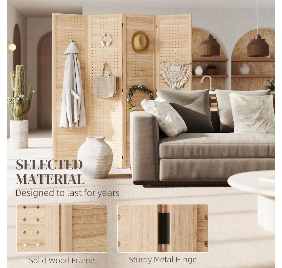 Image 964321_ALTMORE4.jpg, Product 964-321 / Price $159.99 - $204.99, HOMCOM Folding Room Divider Privacy Screen Indoor Home Decoration from HOMCOM on TSC.ca's Home & Garden department