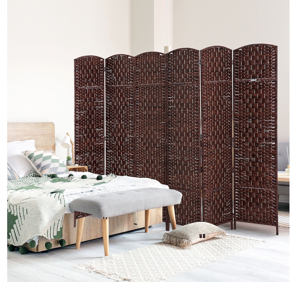 Image 964325_ALTMORE1.jpg, Product 964-325 / Price $129.99 - $149.99, HOMCOM 6 Panel Folding Room Divider Privacy Screen Indoor Home Decoration from HOMCOM on TSC.ca's Home & Garden department