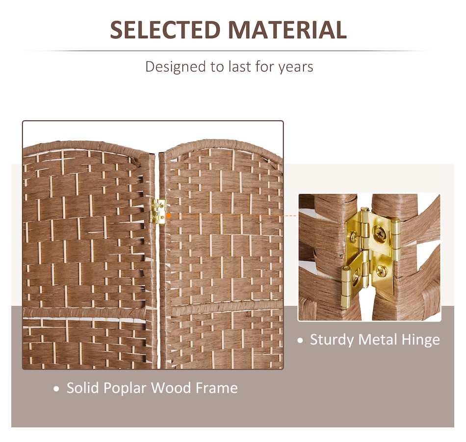 Image 964325_ALTMORE12.jpg, Product 964-325 / Price $129.99 - $149.99, HOMCOM 6 Panel Folding Room Divider Privacy Screen Indoor Home Decoration from HOMCOM on TSC.ca's Home & Garden department