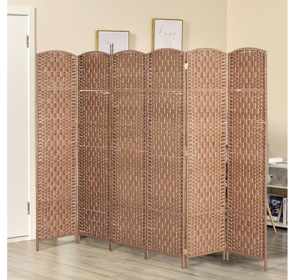 Image 964325_ALTMORE14.jpg, Product 964-325 / Price $129.99 - $149.99, HOMCOM 6 Panel Folding Room Divider Privacy Screen Indoor Home Decoration from HOMCOM on TSC.ca's Home & Garden department