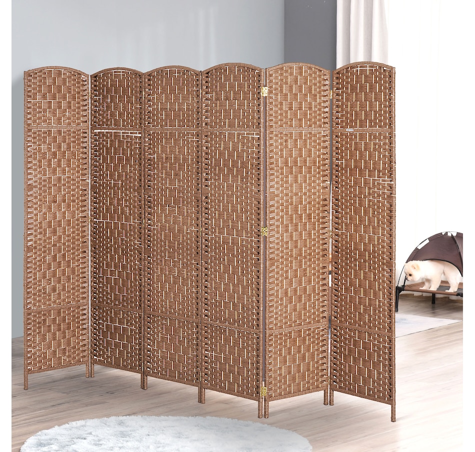 Image 964325_ALTMORE15.jpg, Product 964-325 / Price $129.99 - $149.99, HOMCOM 6 Panel Folding Room Divider Privacy Screen Indoor Home Decoration from HOMCOM on TSC.ca's Home & Garden department