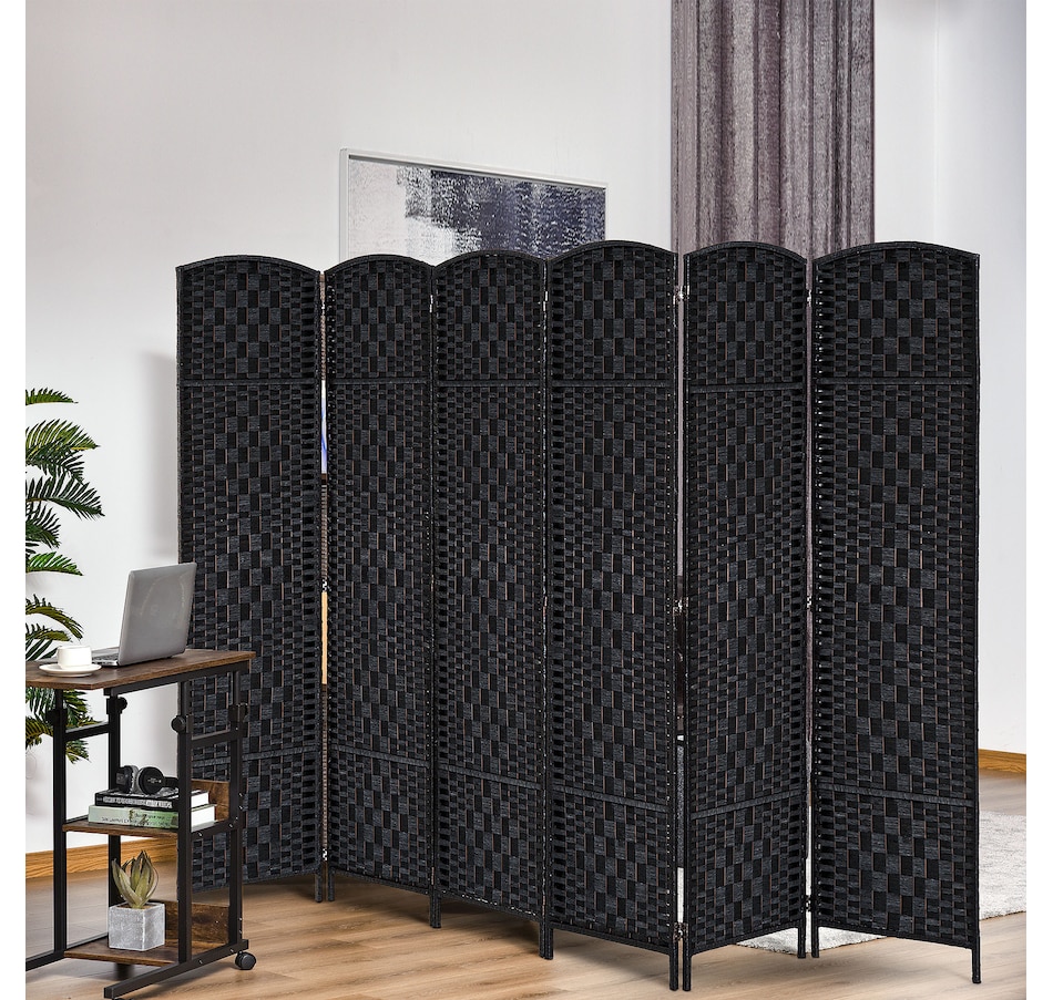 Image 964325_ALTMORE17.jpg, Product 964-325 / Price $129.99 - $149.99, HOMCOM 6 Panel Folding Room Divider Privacy Screen Indoor Home Decoration from HOMCOM on TSC.ca's Home & Garden department